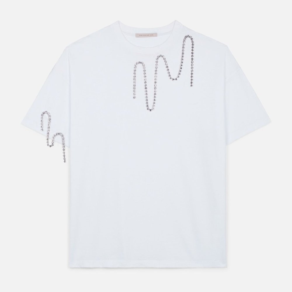 Christopher Kane squiggle cupchain t-shirt